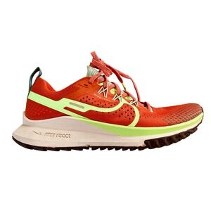 Nike Pegasus Trail 4 Running Shoe Sneaker Hiking Outdoor Orange Neon (Size 7)